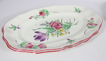 KG LUNEVILLE.
Important 44-piece glazed ceramic...