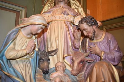 School of the XIXth century.
Polychrome enameled...