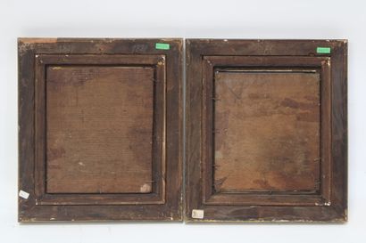 C. COENE (XIX-XX).
Pair of oils on panels...