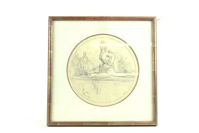 19th-century French school
La gymnaste, drawing...