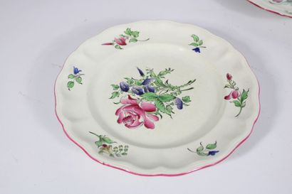 KG LUNEVILLE.
Important 44-piece glazed ceramic...