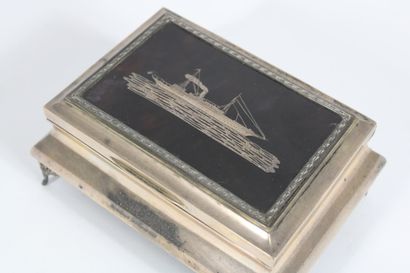 Box engraved on the body 