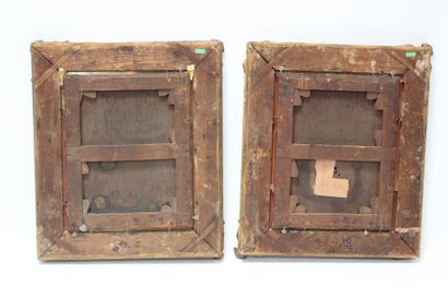School of the XIXth century.
Pair of oils...