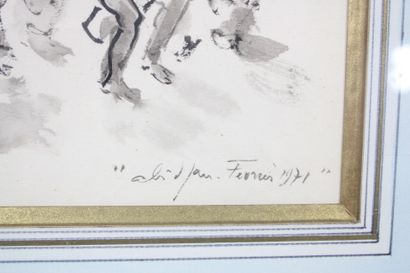 André HAMBOURG (1909-1999).
Abidjan, ink...