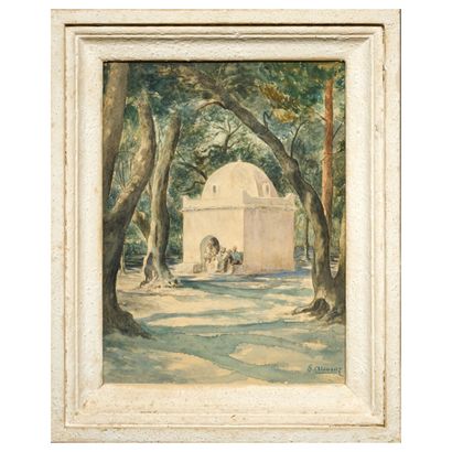 G. ALCAZAZ (20th century) 
Oriental scene....