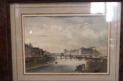 Ecoles du XIXème siècle.
Views of Paris,...