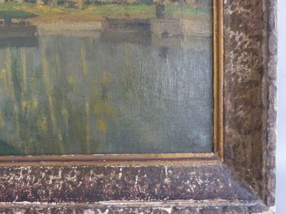 Marcel Adolphe BAIN (1878-1937). 
Landscape,...