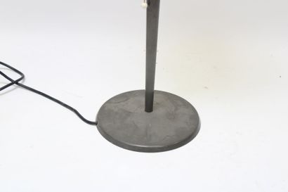 Mazda lamp with metal base and opaline tulip....