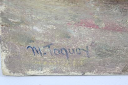 Maurice TAQUOY (1878-1952).
La basse cour,...