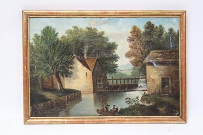 French school of the 19th century
Landscape...