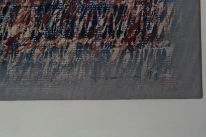 Henri JABOULAY (1931-2001)
Composition, gouache...