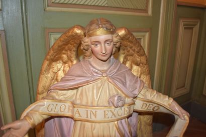 School of the XIXth century.
Polychrome enameled...
