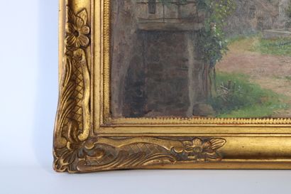 Gustave BOURGAIN (1855-1921).
View of Semur...