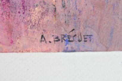 André BRECHET (1921-1993)
Abstract composition,...