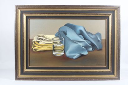 Georges ROHNER (1913-2000)
Still life, oil...