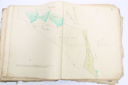 Important manuscript containing 82 hand-made...