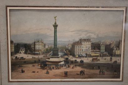 Ecoles du XIXème siècle.
Views of Paris,...