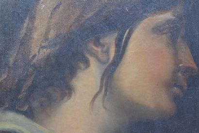 French school of the 19th century.
Portrait...