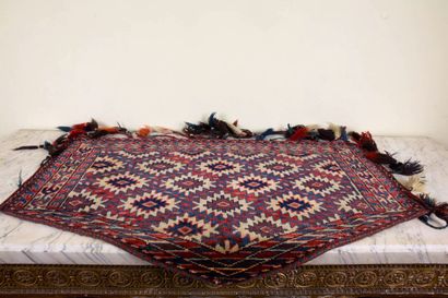 TURKMEN.
Asmaldyck camel saddle, Yomoud tribe....