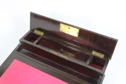 Writing desk in Boulle marquetry of brass...