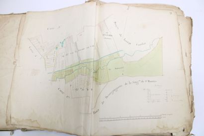Important manuscript containing 82 hand-made...
