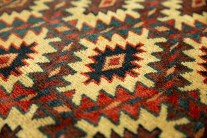 TURKMEN.
Asmaldyck camel saddle, Yomoud tribe....