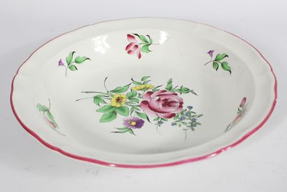 KG LUNEVILLE.
Important 44-piece glazed ceramic...