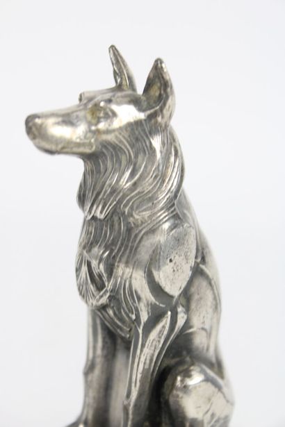 Oscar RUFFONY (1874-1946).
Sitting dog, Panhard...