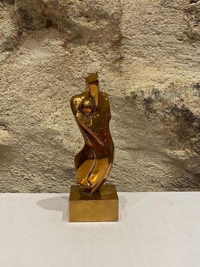 Alain LANTERNO (20th)
Woman with child, bronze...