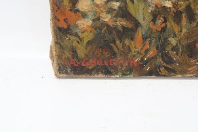 20th century school.
Landscape with waterfall,...