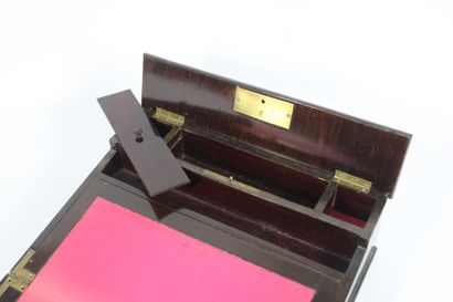 Writing desk in Boulle marquetry of brass...