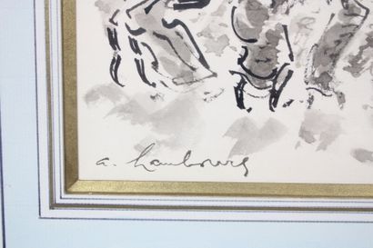 André HAMBOURG (1909-1999).
Abidjan, ink...