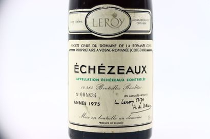 1 bouteille d'ÉCHEZEAUX 1975 du domaine de...