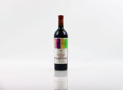 1 bouteille de PAUILLAC 2001 du Château MOUTON-ROTHSCHILD...