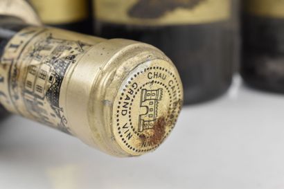 6 bouteilles de MARGAUX 1964 du Château CANTENAC...