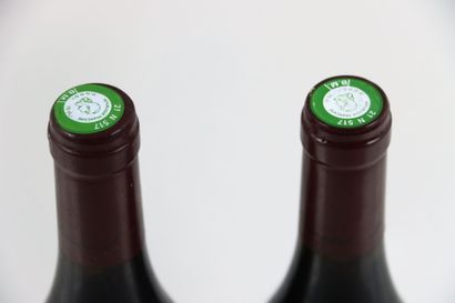 Réunion de 2 bouteilles de VOSNE-ROMANÉE...
