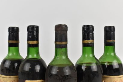 5 bouteilles de POMEROL 1964 du Château LA...