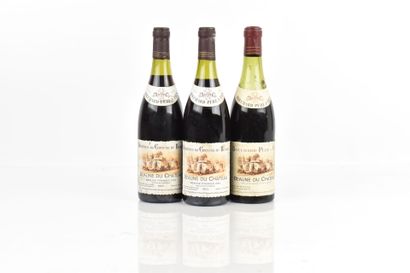 Réunion de 3 bouteilles de BEAUNE du DOMAINE...