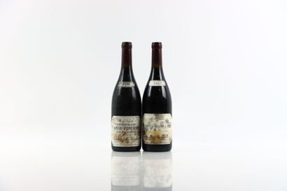 Réunion de 2 bouteilles de VOSNE-ROMANÉE...