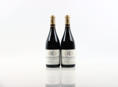 2 bouteilles de VOSNE-ROMANEE 1er Cru Au-dessus...