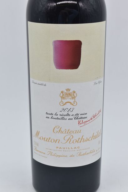 1 bouteille de PAUILLAC 2013 du Château Mouton-Rothschild...