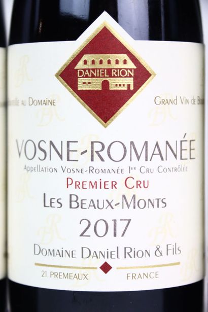 12 demi-bouteilles de VOSNE-ROMANÉE 1er Cru...