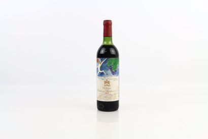 1 bouteille de PAUILLAC 1982 du Château MOUTON...