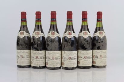 6 bouteilles de CÔTE DE BEAUNE de 1989 du...
