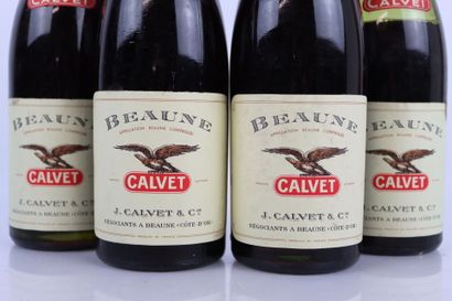 4 bouteilles de BEAUNE 1959 du Domaine CALVET...