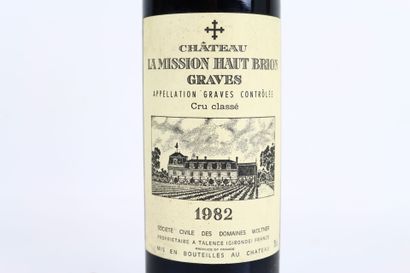 1 bouteille de GRAVES 1982 du Château LA...