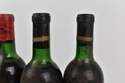4 bouteilles de POMEROL 1961 du Château LA...