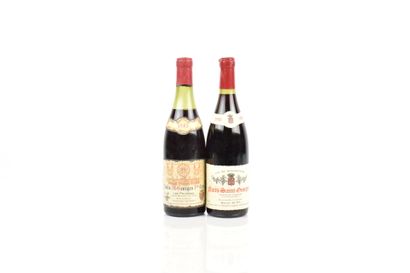 Réunion de 2 bouteilles de NUITS-SAINT-GEORGES...