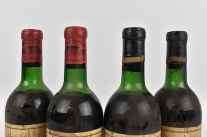 4 bouteilles de POMEROL 1961 du Château LA...
