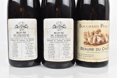 Réunion de 3 bouteilles de BEAUNE du DOMAINE...
